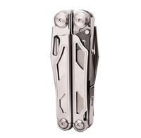 Alicates Tácticos de Supervivencia 15 en 1 de Acero Inoxidable Plateado para Exteriores, Grado Industrial DIY, Multifunción, Fáciles de Transportar, OEM