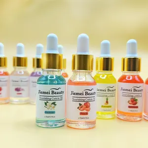 Custom Private Label Fruit And Flower Scented Organic Jojoba Oil Nail Care Nourishing Cuticle Oil