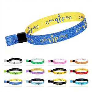 Pulseras de Poliéster Impresas OEM - Boletos de Tela Desechables para Diversos Eventos y Promociones - Product Image 2