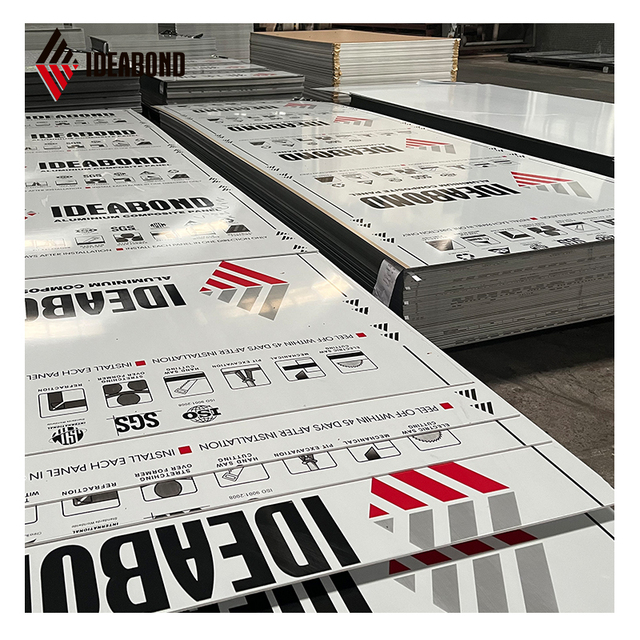 IDEABOND Bolliya Nearby Alucobond Panel Factory  4mm PE PVDF Coating ACP Aluminium Plastic Composite Materials