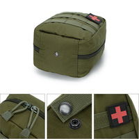 Trousse de premiers secours tactique de style outdoor en polyester Oxford, kit d'urgence portable pour les voyages et les activités de plein air