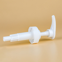 Pompe à lotion gauche-droite de qualité supérieure du fabricant, pompe distributrice 38/400, vente en gros, pompe entièrement en plastique blanche pour flacon
