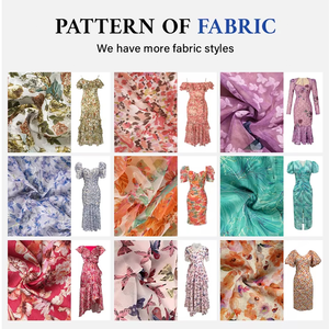 Abito Lungo da Donna Ispirato allo Stile <span class=keywords><strong>Lolita</strong></span>, Spalle Scoperte, Decorato con Pizzo, Stampa Floreale, Elegante, Estivo, con Orlo Arricciato, Vita Naturale e Bottoni - Product Image 5