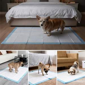 Custom Eco-Friendly Cotton Disposable Thick Dog Pee <b>Pad</b> High Absorbency Antibacterial Deodorant Features IP67 <b>Waterproof</b> for - Product Image 2