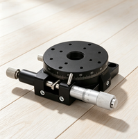 REALMAX RS RSP RGE Plateau de positionnement linéaire manuel de précision à entraînement micrométrique, table rotative manuelle