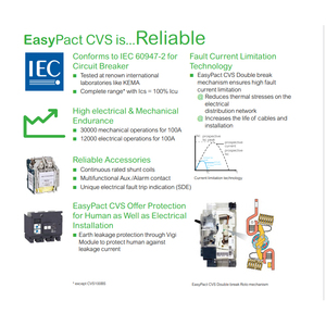 Ban đầu schneiders cvs100n tm16d 4p3d (4P) easypact CVS bộ phận ngắt mạch lv510480 - Product Image 5