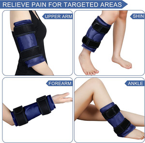 FSPG Gel lutut nilon dapat dipakai ulang pak es bungkus terapi kompres dingin untuk penstabil lutut cedera bengkak dan perlindungan - Product Image 6