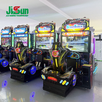Nouvelle arrivée - Simulateur de conduite JiSun Speed Track 47 pouces - Volant et pédales - Construction en métal et plastique