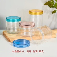 Pot en plastique transparent personnalisé de 400 ml avec couvercle transparent pour gâteaux, nouilles, aliments pour bébés, pizzas, collations, salades, chocolat, bonbons, biscuits