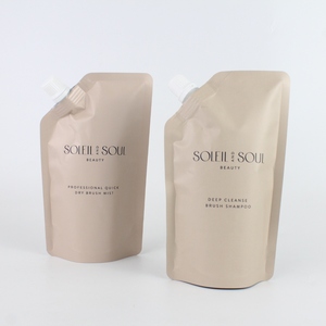 Bolsa de plástico de calidad alimentaria impresa personalizada, bolsa con boquilla, bolsa de embalaje de alimentos Doypack - Product Image 2