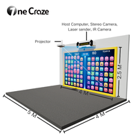 OneCraze - Simulador de Fútbol Infantil Interactivo con Proyección de Realidad Virtual en Interiores, Multijugador, Entretenimiento y Entrenamiento