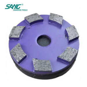 Rectificado <span class=keywords><strong>de</strong></span> suelo <span class=keywords><strong>de</strong></span> hormigón usado Klindex Machine Snail Lock Pug Diamond Grinding Disc Grinding Wheel - Product Image 1