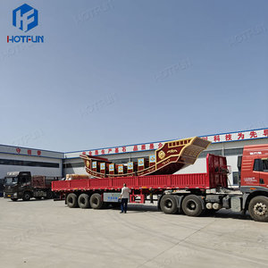 Manèges à sensations fortes Parc d'attractions Manège de fête <span class=keywords><strong>foraine</strong></span> Intérieur Extérieur Manèges à balançoires en fibre de verre et en acier <span class=keywords><strong>Bateau</strong></span> <span class=keywords><strong>pirate</strong></span> certifié CE 24P - Product Image 5