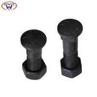 Boulons et écrous pour chenilles d'excavatrice JCB, référence 6V8360-3K9770-Track-Bolt-Plow-Bolt-And-Nut-Segment