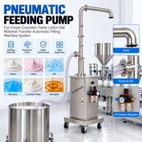 Pompe de transfert de sauce pneumatique en acier inoxydable, machine d'alimentation directe usine pour la production de confiture, sirop, pâte et remplissage alimentaire