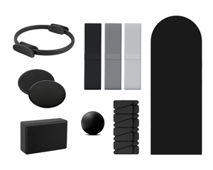 ชุดอุปกรณ์พิลาทิสแบบกำหนดเองพร้อมห่วงพิลาทิส แผ่นโยคะ ลูกบอลพิลาทิส ตุ้มน้ำหนักข้อเท้าซิลิโคน สายรัดต้านทาน - Product Image 1