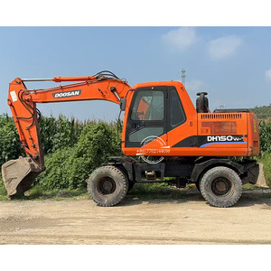 เครื่องจักรกลวิศวกรรมและก่อสร้างมือสอง Doosan dh150W-7 รถขุดล้อยางเกรดพิเศษ - Product Image 1