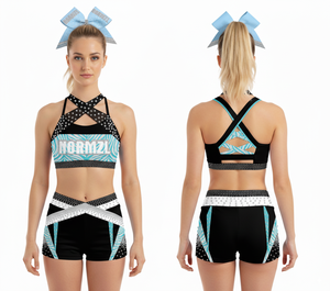 Custom Dance Training Wear Sparkle <strong>Cheerleading</strong> Practice Active Wear - Product Image 2