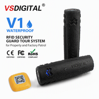 Système de surveillance des gardes de sécurité RFID certifié CE/FCC/RoHS, étanche, pour la patrouille des propriétés et des usines, avec gestion des données cloud