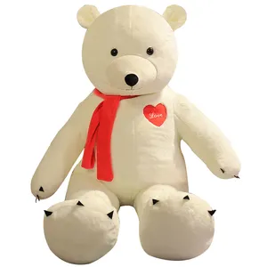 2021 novo 180cm russo grande urso de pelúcia grande urso polar urso marinho macio recheado animal