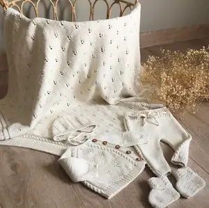 Best Verkopende Leverancier Biologisch Katoen Babykleding Chique Katoenen Babyvest