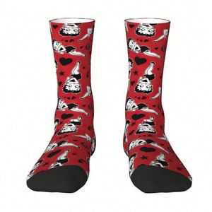 Calcetines Personalizados con Diseño de Boop y Bettys en Amor, Calcetines Divertidos y Cálidos con Dibujos Animados - Product Image 2