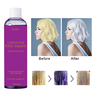 300ml deposito viola <span class=keywords><strong>Shampoo</strong></span> per capelli grigio argento Anti ottone rimuovere giallo toni sbiancati capelli tinti <span class=keywords><strong>Shampoo</strong></span> - Product Image 5