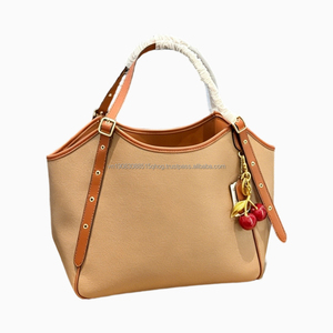 Bolso de mano de lona de lujo estilo Nueva York para mujer, con cierre de cremallera, gran capacidad, tipo Coachings Sac, al por mayor - Product Image 3