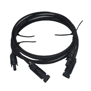 10 AWG Solar Extension Cable with Female and Male Connectors Solar Panel Cable Wire Adaptor For Home RV Solar Panel