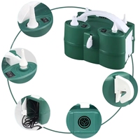 Accessoires de pompe multifonctionnels à double embout pour gonflage de ballons en latex, ballons en feuille et ballons en PVC