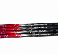 Pabrik Sumber Grosir Tongkat Hoki Es Serat Karbon Merah 18K RH/LH P28/P92 Low/Mid Kick Point untuk Klub Global