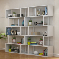 Étagères à livres en bois YQ Forever, bureau d'angle, combinaison bibliothèque, étagère de présentation en bois MDF