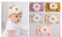 Accessoires de bébé européen et américain fille fleur bandeau de mode bandeau de cheveux pour nouveau-né mignon