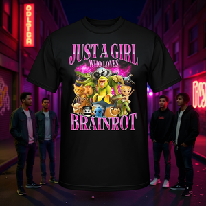 Camiseta Just A Girl Who Loves Brainrot - Product Image 3