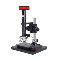 SANQTID TD-D5K-4KC 4K Inspection Stereo Microscope Camera Adjustable Optical Magnification 0.7-4.5X Measurement Function