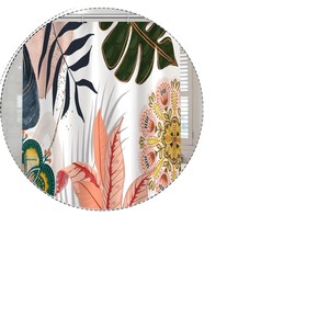 Rideau <span class=keywords><strong>de</strong></span> douche en polyester imprimé mandala fleurs et feuilles, style bohème et américain, sans perçage, décoration <span class=keywords><strong>de</strong></span> <span class=keywords><strong>salle</strong></span> <span class=keywords><strong>de</strong></span> <span class=keywords><strong>bain</strong></span> - Product Image 5