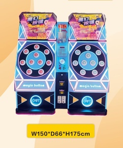 Máquina de Juego Arcade de Reacción Rápida con Botones Mágicos, Juego de Batalla para <span class=keywords><strong>2</strong></span> Jugadores con Premios - Product Image 6