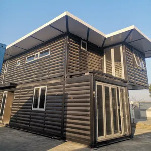 Doppels chicht Zimmer Container haus UK Container Hotelzimmer Design