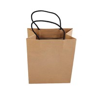 Sacs d'emballage en papier kraft marron écologiques personnalisés avec logo pour la restauration rapide, produits ménagers, vaisselle et oreillers – Vente en gros