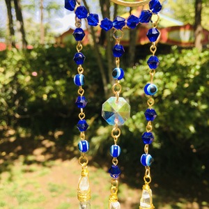 Lampe <span class=keywords><strong>Démon</strong></span> DIY en Gros, Style Feng Shui, Luminaire Suspendu, Attrape-soleil en Cristal pour Décoration Intérieure, Attrape-soleil en Cristal Œil de Soleil - Product Image 2