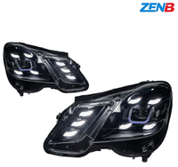 Modification du bloc optique avant pour Mercedes Classe E W212 2010-2013 avec projecteur bi-xénon LED, feux de jour et clignotants