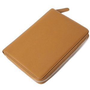 Genuine Leather Passport <b>Holder</b> 7 Inch Zipper Bi-Fold Multi-Functional <b>Document</b> Case For <b>Travel</b> Everyday Use - Product Image 5