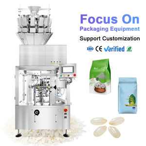 Máquina Empacadora Automática de Alta Velocidad para Gránulos de Arroz y Semillas de Job's Tears, Máquina Empacadora Rotativa para Bolsas Preformadas, Bolsas Verticales y Doypack - Product Image 1
