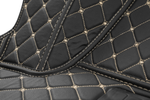 Alfombrillas de invierno XPE de cuero negro de excelente calidad hechas en fábrica para BYD Toyota Cars Sports Front Rear 5D PVC Car Mats - Product Image 4