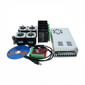 Kits de moteurs pas à pas Nema 23 57HS76, ensembles de moteurs hybrides avec driver DM542, contrôleur Mach3 et alimentation pour CNC Router RTS - Product Image 1