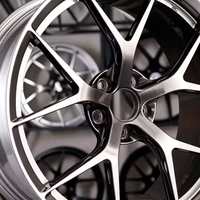 Rines Forjados CF de 2/3 Piezas, 17, 18, 19, 20 Pulgadas, Cromados/Pulidos, con Borde Escalonado Profundo, 5x114.3, 5x120, Compatibles con 350Z, G35, Supra, RX7