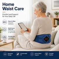 Ceinture lombaire électrique portable et confortable pour massage du dos, idéale pour la maison, le bureau, les voyages et la relaxation quotidienne