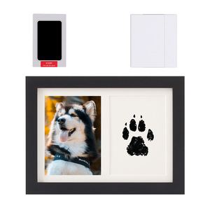 กรอบรูปของที่ระลึกสำหรับสัตว์เลี้ยง สองช่อง ขนาด 5 นิ้ว แผ่นรองพิมพ์ ดิจิตอล ตกแต่งบ้าน รูปทรงสี่เหลี่ยมผืนผ้า - Product Image 1