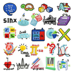 Charm para Zapatos con Fórmula Matemática, Recuerdo Educativo, Decoración para Zapatos, Clase de Matemáticas, Ciencia, Cálculo, Charm para Zapatos de Crocs - Product Image 1