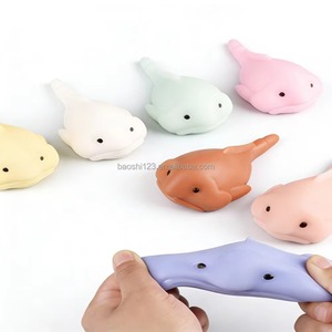 12cm TPR Cute Cartoon Ugly <b>Fish</b> Squeeze <b>Toy</b> Soft Stretchy Blobfish Fidget <b>Toy</b> Calming Stress Relief Solid No Liquid No Gel - Product Image 1